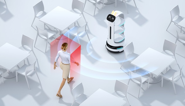 Robot giao đồ ăn thông minh