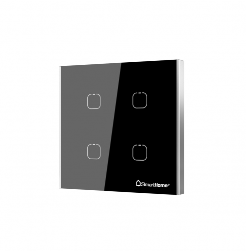 Công tắc cảm ứng 4 kênh SH-CT4Z-T2-Pro