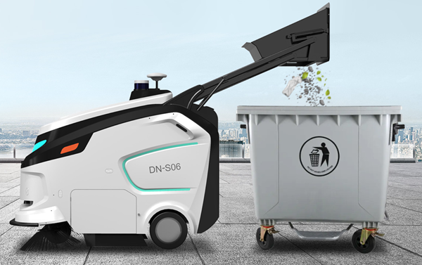 Robot quét rác thông minh không người lái S660 tự động đổ rác